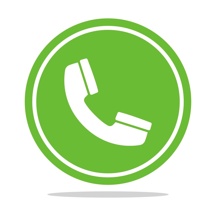 Bezpłatny plik Wektor zielony okrąg telefoniczny