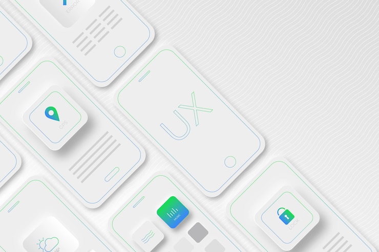 Bezpłatny plik Wektor zilustrowano gradientowe tło ui ux