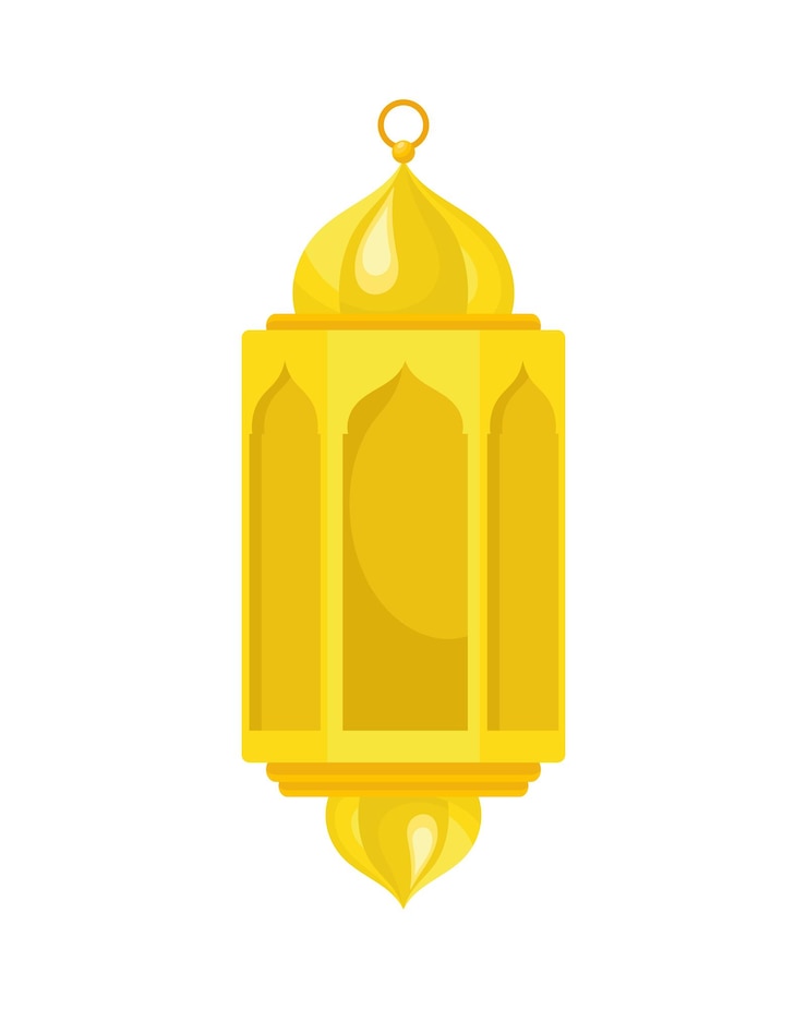 Bezpłatny plik Wektor złota arabska lampa