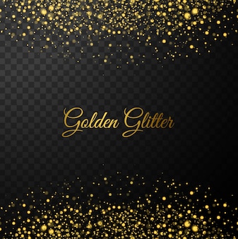 Złote tło glitters