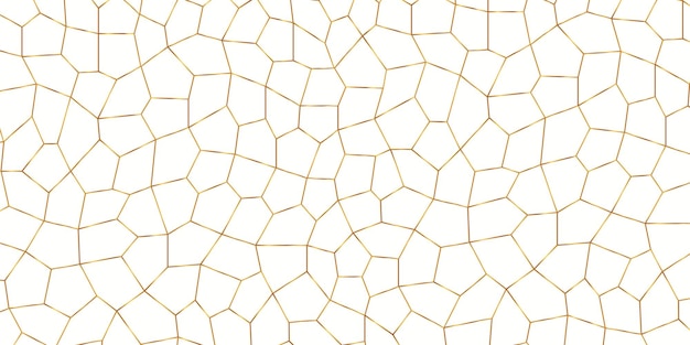 Złoto Voronoi Tekstura Tło