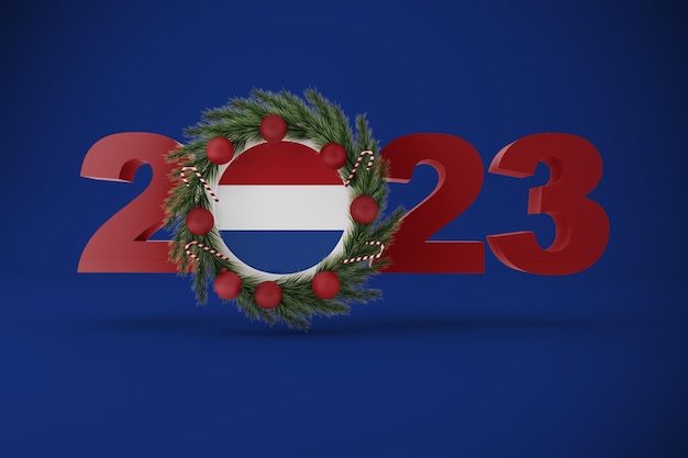 Bezpłatne zdjęcie 2023 holandia z wiankiem