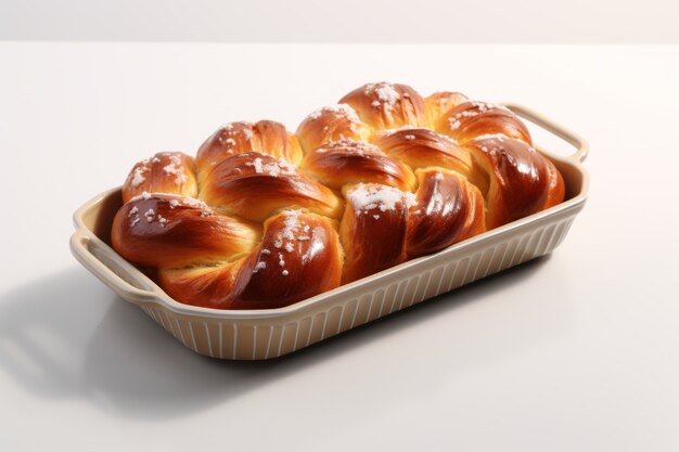 Bezpłatne zdjęcie 3d challah na chanukę