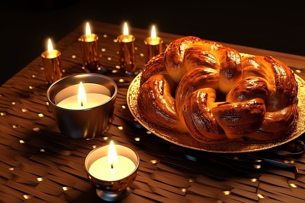 3d challah na Chanukę