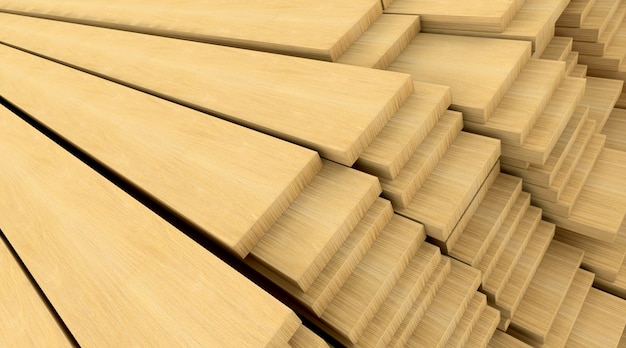 3d drewniane deski