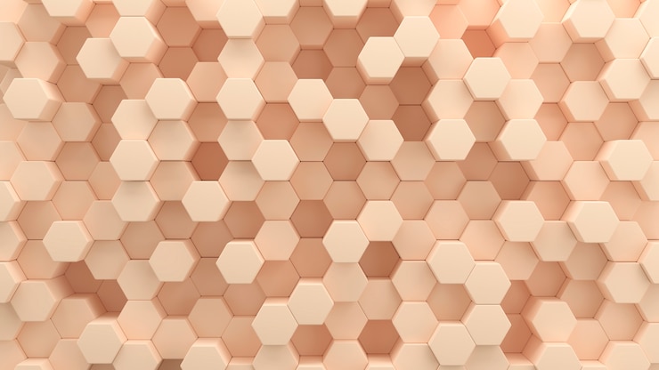 Bezpłatny plik Zdjęcie 3d elegancka sześciokątna tekstura