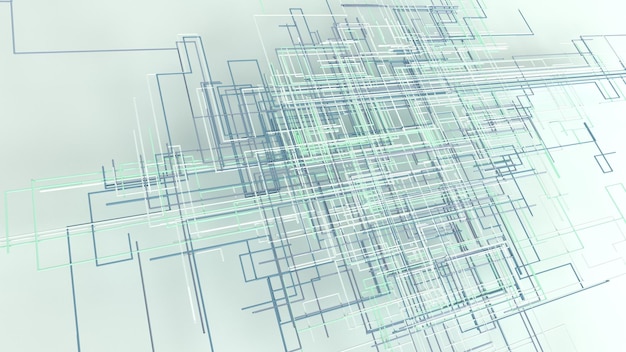 3d Geometryczny Abstrakcjonistyczny Tło