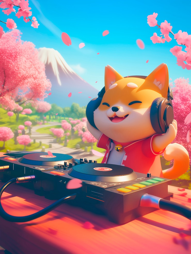 Bezpłatny plik Zdjęcie 3d kreskówka dj ilustracja