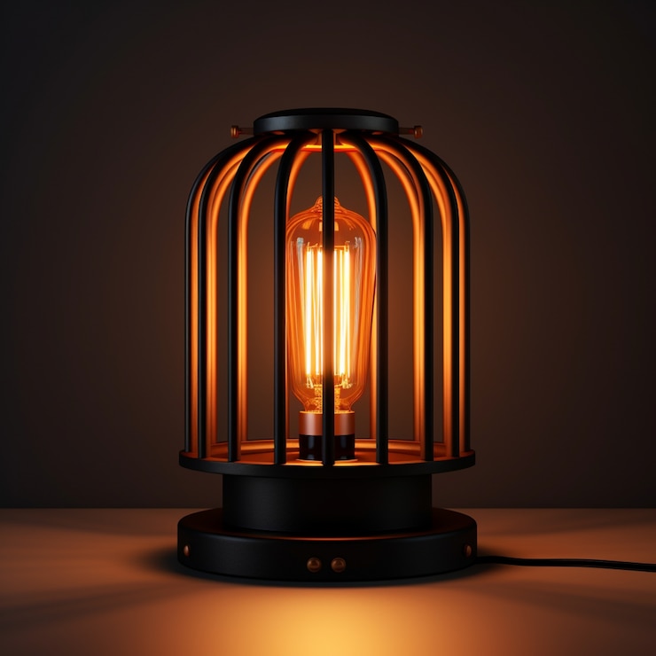 Bezpłatny plik Zdjęcie 3d nowoczesny projekt lampy