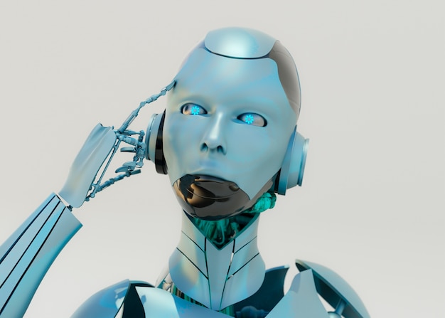 3D renderowanie koncepcji biorobotów