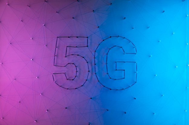 5g nowoczesna technologia tło