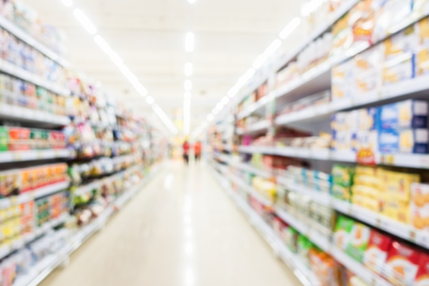 Abstrakcjonistyczny plama supermarket i sklep detaliczny