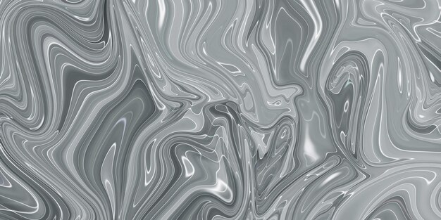 Abstrakcyjna marmurowa tekstura Czarno-białe szare tło Technika ręczna