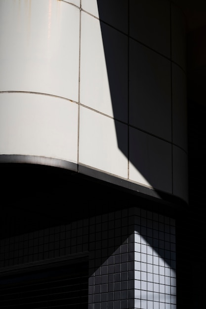 Abstrakcyjne cienie budynków miejskich