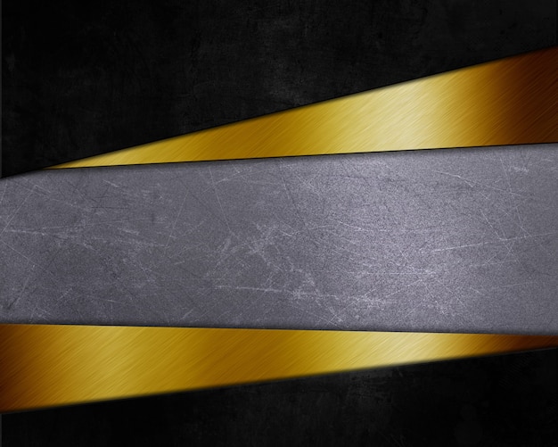 Abstrakt z różnymi metalicznymi teksturami