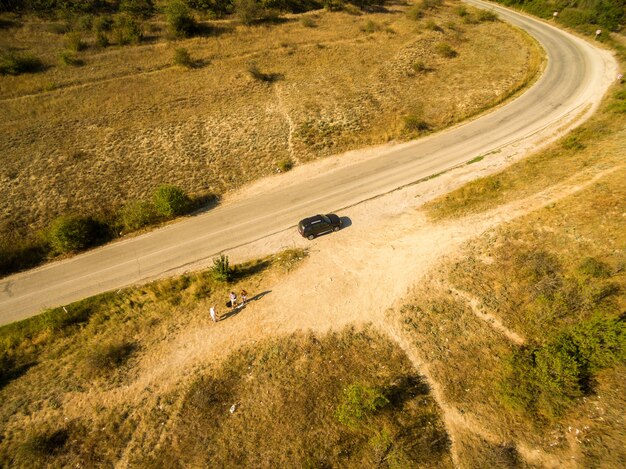 Aerial krajobrazu na Krymie