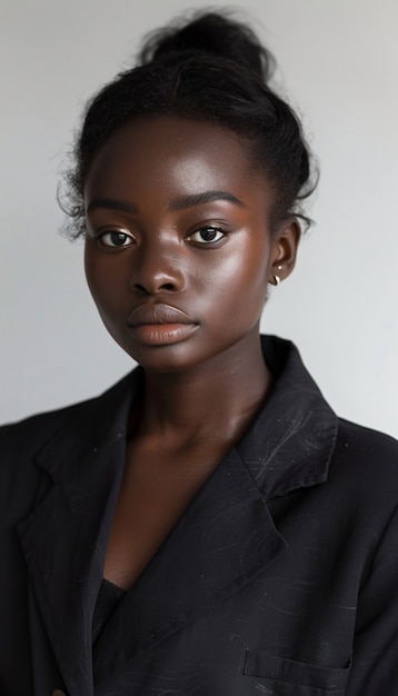 Bezpłatne zdjęcie african woman posing in studio