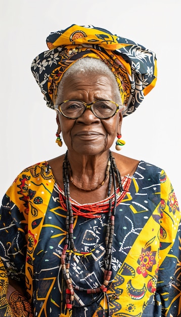 Bezpłatne zdjęcie african woman posing in studio