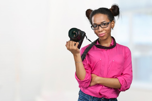 Afroamerykański fotograf