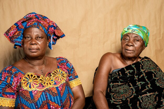 Afrykańska starsza kobieta