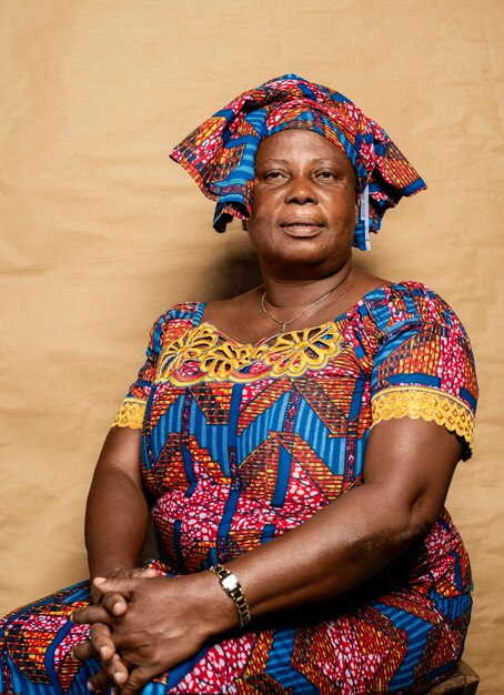 Afrykańska starsza kobieta