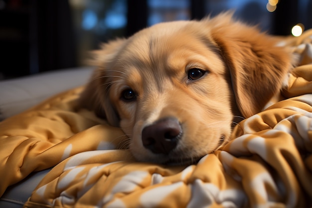 Bezpłatne zdjęcie ai wygenerowane przez psa labradora retrievera