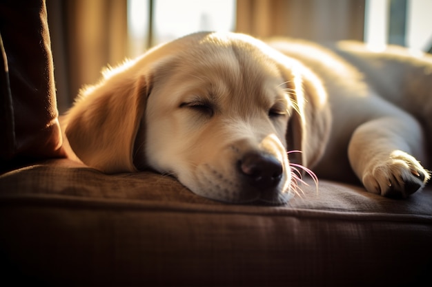 Bezpłatne zdjęcie ai wygenerowane przez psa labradora retrievera