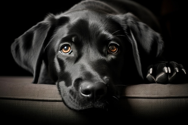 AI wygenerowane przez psa labradora retrievera
