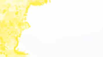 Bezpłatne zdjęcie akwarela żółty kształt