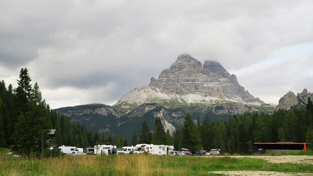 Bezpłatne zdjęcie alpy dolomitowe we włoszech