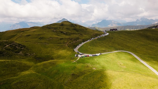 Bezpłatne zdjęcie alpy dolomitowe we włoszech