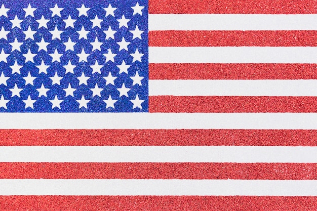 Amerykańska flaga ilustracja