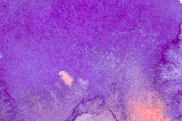 Aquarelle ręcznie robiona technika fioletowego świtu