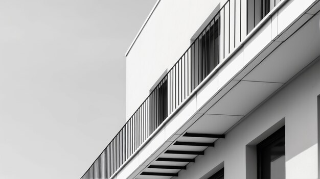 Architektoniczne czarno-białe tło