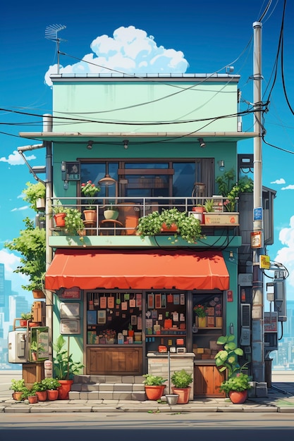 Architektura domów w stylu anime