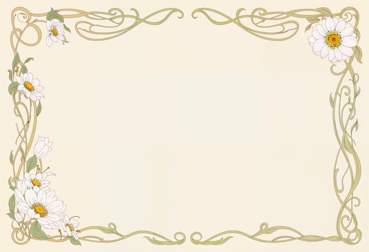 Bezpłatny plik Zdjęcie art nouveau piękne kwiaty