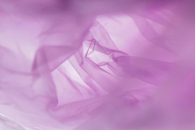 Asortyment płaskich fioletowych toreb plastikowych
