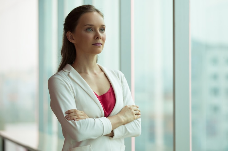 Bezpłatny plik Zdjęcie asystentka pewność businesswoman oczekuje