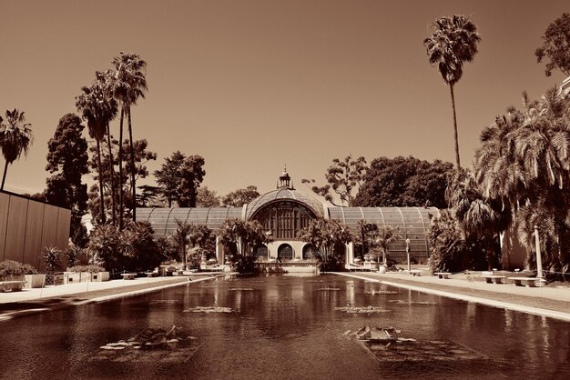 Balboa Park w San Diego z architekturą.