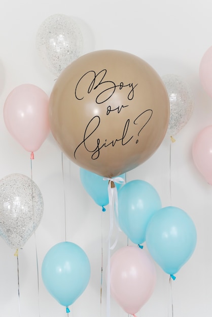 Balony imprezowe ujawniają płeć dziecka