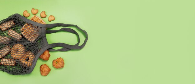 Baner supermarketu z jedzeniem