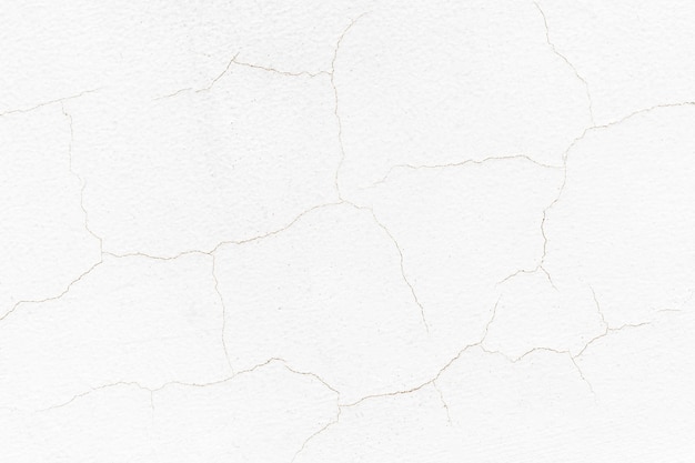 Biała ściana pęknięty tekstury tła