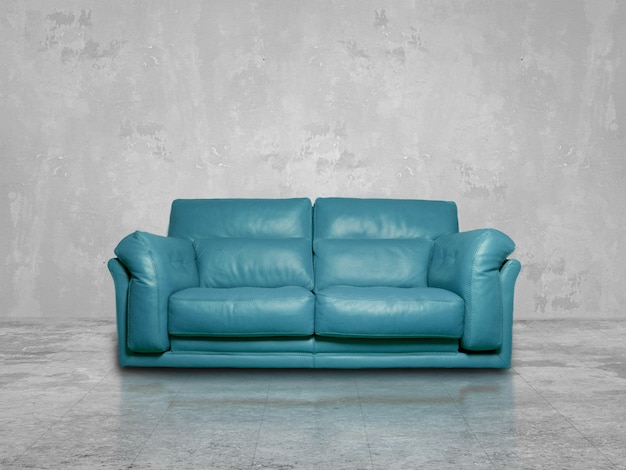 blue sofa