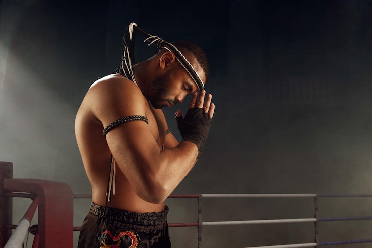 Bezpłatny plik Zdjęcie bokserki muay thai thai