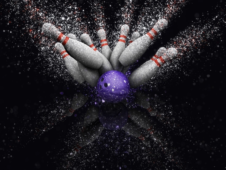 Bezpłatny plik Zdjęcie bowling piłkę kręgle