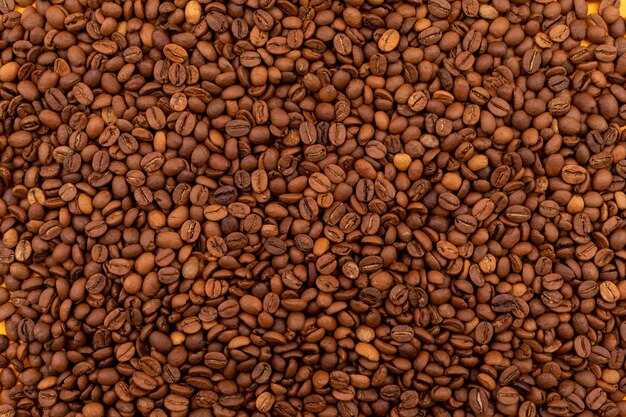 brązowy wzór ziarna kawy