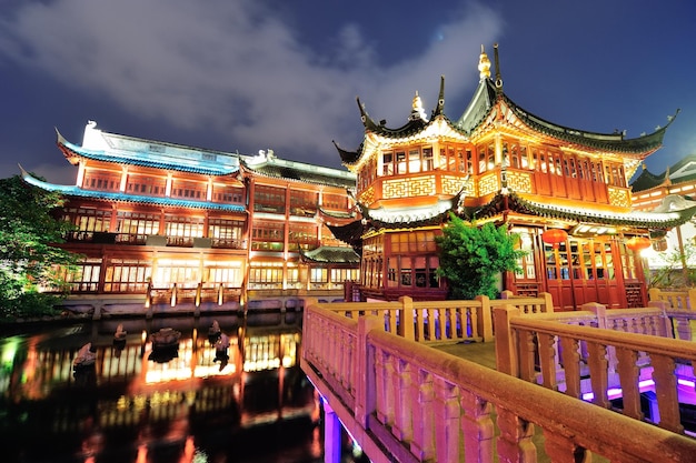 Bezpłatne zdjęcie budynek pagody w szanghaju