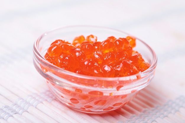 Capelin Sushi Caviar - Masago Orange. Wędzony kawior z pstrąga lub koszerny kawior z łososia