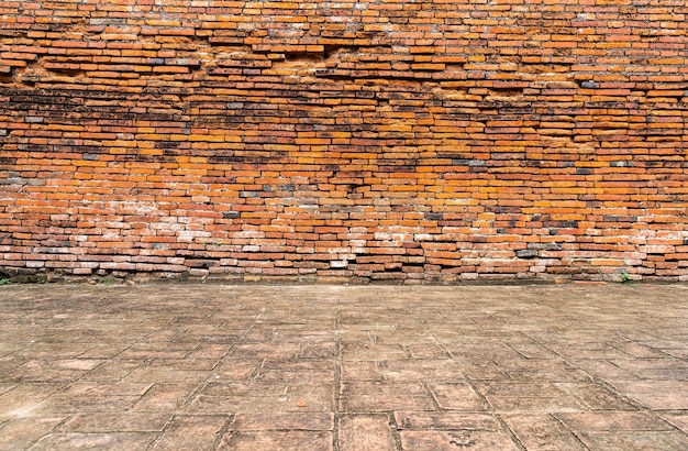 Ceglany mur tekstury na tle