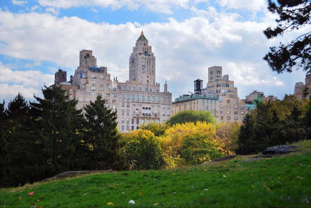 Central Park w Nowym Jorku na Manhattanie